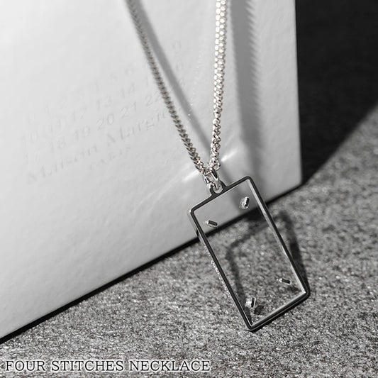 Maison Margiela レディース メンズ ネックレス FOUR STITCHES NECKLACE SM2UU0028 P9224 シルバー 752