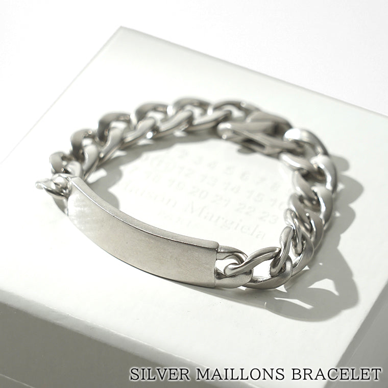 Maison Margiela メンズ レディース ブレスレット SILVER MAILLONS BRACELET SM2UY0024 P9113 OFF SILVER シルバー 101