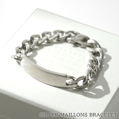 Maison Margiela メンズ レディース ブレスレット SILVER MAILLONS BRACELET SM2UY0024 P9113 OFF SILVER シルバー 101
