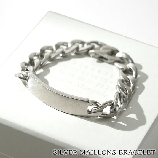 Maison Margiela メンズ レディース ブレスレット SILVER MAILLONS BRACELET SM2UY0024 P9113 OFF SILVER シルバー 101
