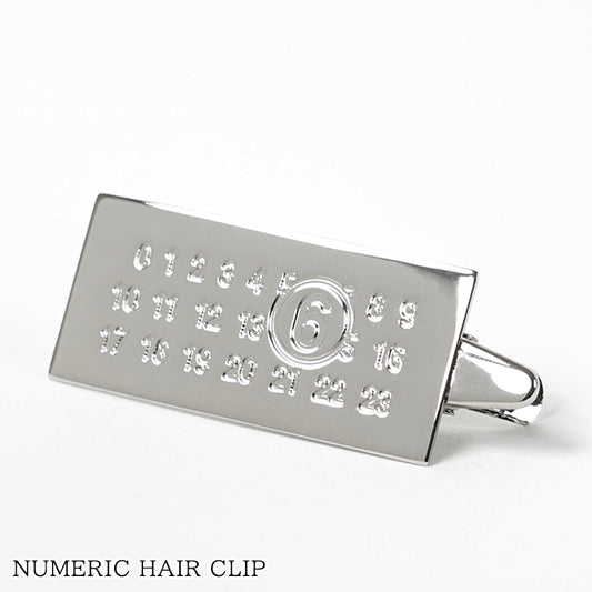 MM6 Maison Margiela レディース ヘアクリップ NUMERIC HAIR CLIP SM6TW0014 P8860 シルバー 951