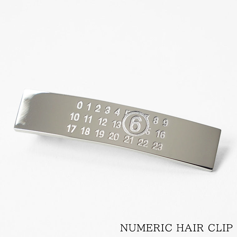 MM6 Maison Margiela レディース ヘアクリップ NUMERIC HAIR CLIP SM6TW0015 P8860 シルバー 951