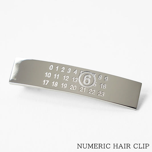 MM6 Maison Margiela レディース ヘアクリップ NUMERIC HAIR CLIP SM6TW0015 P8860 シルバー 951