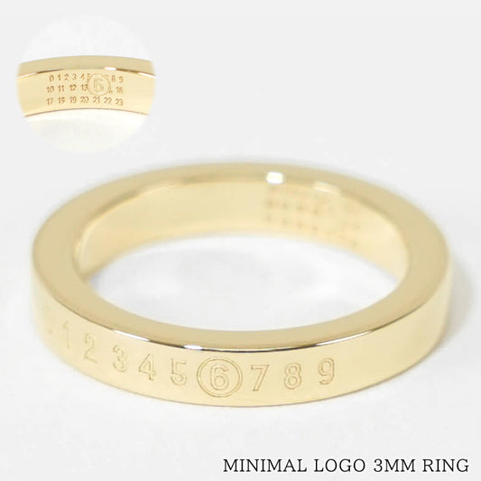 MM6 Maison Margiela レディース メンズ リング SM6UQ0059 P6469 ゴールド 950