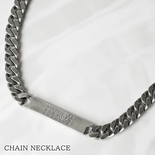 MM6 Maison Margiela レディース メンズ ネックレス CHAIN NECKLACE SM6UU0033 SV0235 シルバー 954