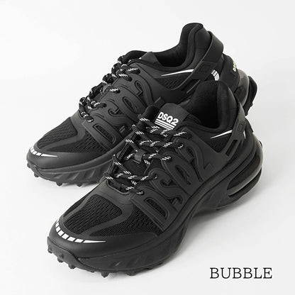 DSQUARED2 メンズ スニーカー BUBBLE SNM0445 59208415 BLACK BLACK BLACK ブラック M1484