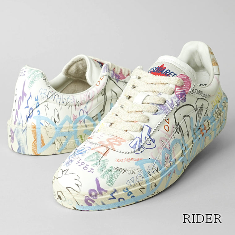 DSQUARED2 メンズ スニーカー RIDER SNM0451 01504836 MULTICOLOR マルチカラー M037