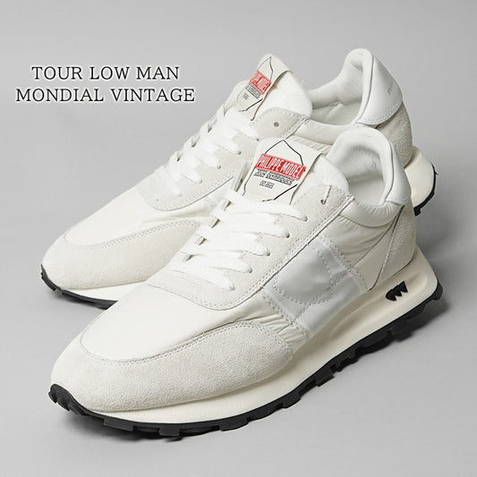 PHILIPPE MODEL メンズ スニーカー TOUR LOW MAN MONDIAL VINTAGE TILU W019 ホワイト BLANC