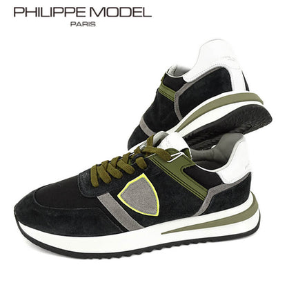 PHILIPPE MODEL メンズ スニーカー TROPEZ 2.1 LOW MAN TYLU RT01 ブラック CORDURA NOIR