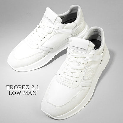 PHILIPPE MODEL メンズ スニーカー TROPEZ 2.1 LOW MAN TYLU WT09 ホワイト