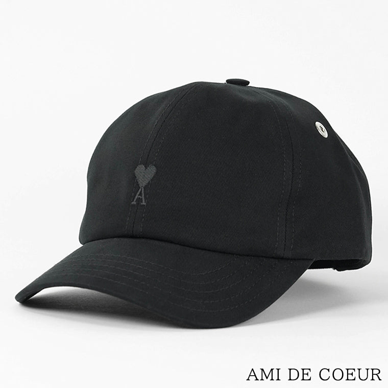 AMI メンズ レディース キャップ AMI DE COEUR UCP265 AW0041 NOIR ブラック 001