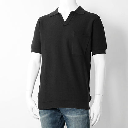 【2026SS SUMMER SALE】REPLAY メンズ ニットポロシャツ UK5150 G23774 ブラック 098