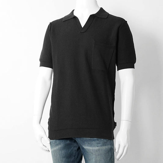 【2026SS SUMMER SALE】REPLAY メンズ ニットポロシャツ UK5150 G23774 ブラック 098