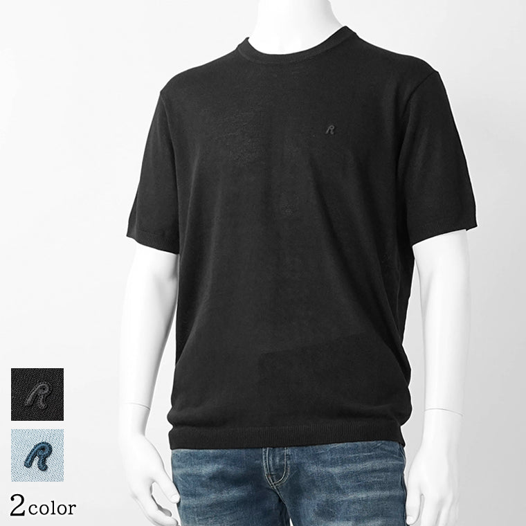 【2026SS SUMMER SALE】REPLAY メンズ ニットTシャツ UK5161 G24024 2カラー