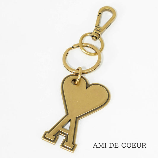 AMI メンズ レディース キーリング AMI DE COEUR UKR906 369 LAITON VIBRE ゴールド 907