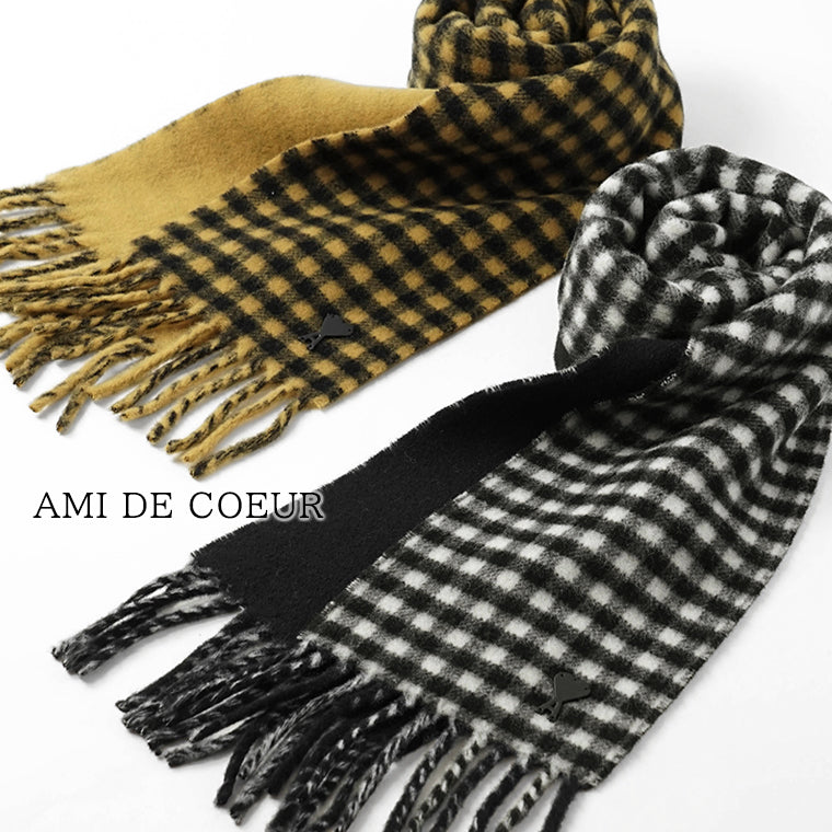 AMI メンズ レディース マフラー AMI DE COEUR USF699 AW0059 2カラー