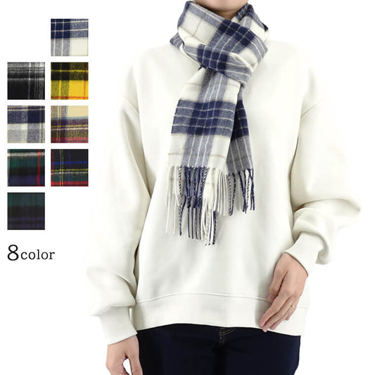 Johnstons レディース メンズ カシミア100％ マフラー WA000016 8カラー