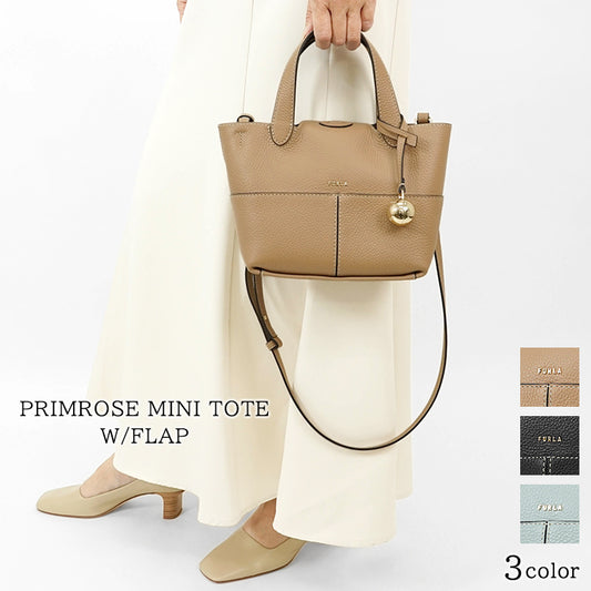 FURLA レディース ショルダーバッグ PRIMROSE MINI TOTE W FLAP WB01825 HSF000 3カラー