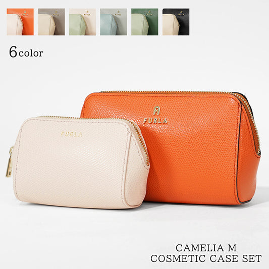 FURLA レディース コスメケース CAMELIA M COSMETIC CASE SET WE00453 ARE000 6カラー