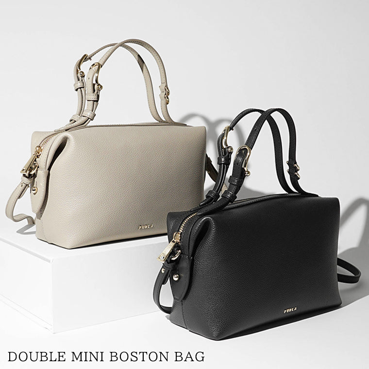 FURLA レディース ショルダーバッグ DOUBLE MINI BOSTON BAG WE00870 BX3036 2カラー
