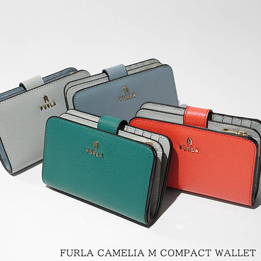 FURLA レディース 2つ折り財布 FURLA CAMELIA M COMPACT WALLET WP00314 ARE000 4カラー