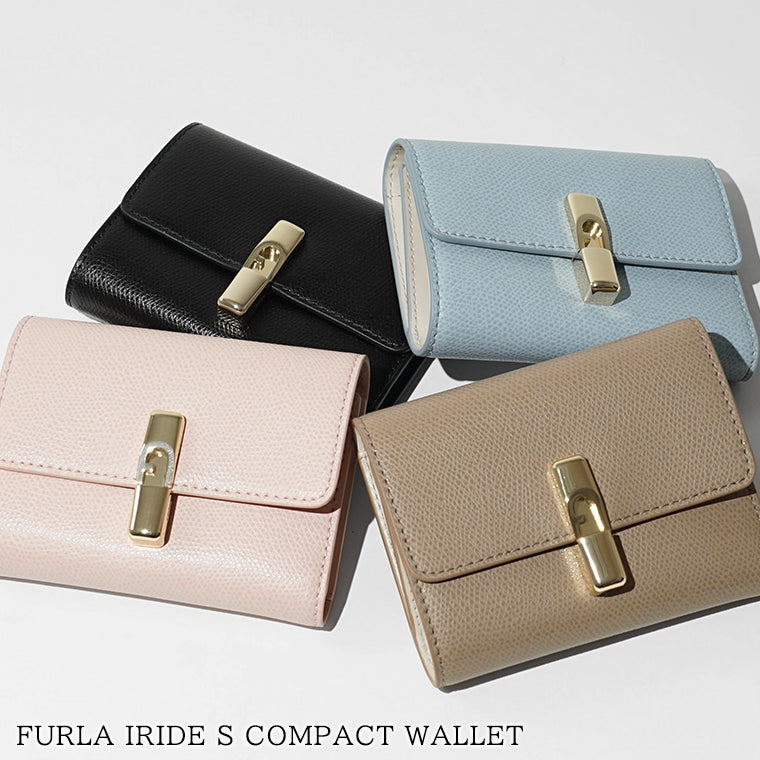 FURLA レディース 3つ折り財布 FURLA IRIDE S COMPACT WALLET WP00564 ARE000 4カラー