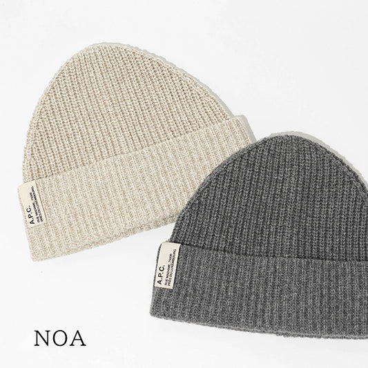 A.P.C. メンズ レディース ニットキャップ NOA WVBBR M25119 2カラー