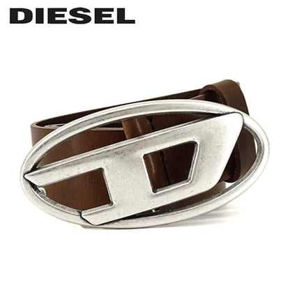 DIESEL メンズ ベルト B 1DR X08516 PR666 ブラウン T2348