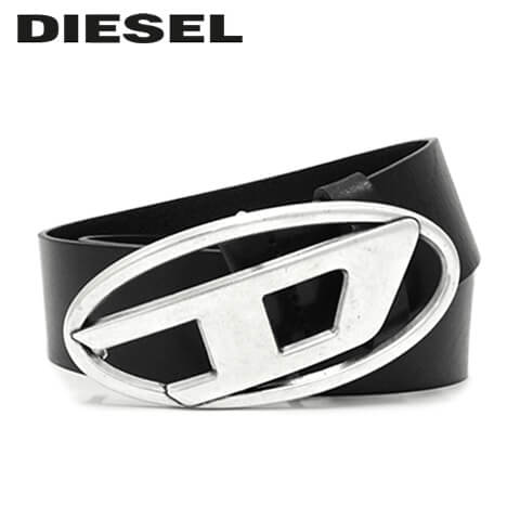 DIESEL メンズ ベルト B 1DR X08516 PR666 ブラック T8013