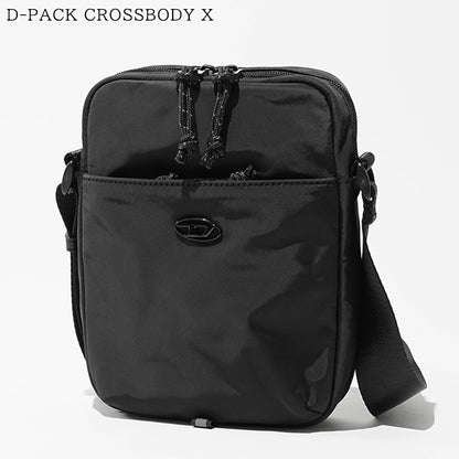 DIESEL メンズ レディース ショルダーバッグ D PACK CROSSBODY X X10310 P8166 ブラック T8013