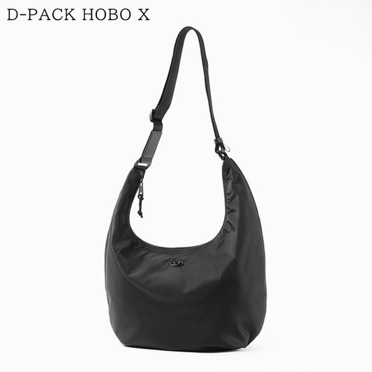 DIESEL メンズ レディース ショルダーバッグ D PACK HOBO X X10565 P8166 ブラック T8013