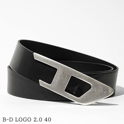 DIESEL メンズ ベルト B D LOGO 2.0 40 X10867 PR666 ブラック T8013