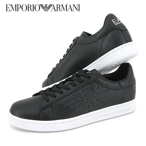 EMPORIO ARMANI EA7 メンズ スニーカー X8X001 XCC51 BLACK 00002 ブラック