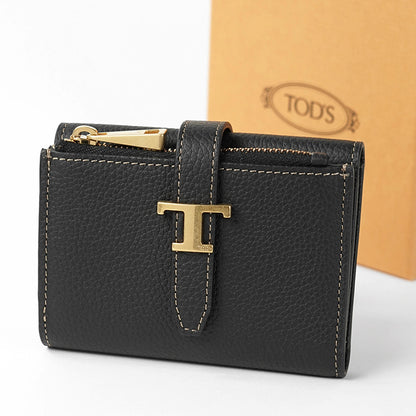 TOD'S レディース 3つ折り財布 XAWTIMB5200WKA ブラック B999