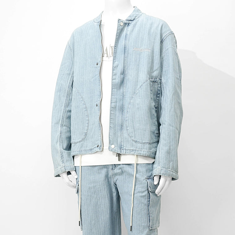 ARMANI EXCHANGE メンズ デニムジャケット XM000945 AF13142 LIGHT BLUE DENIM ウォッシュライトブルー MB003