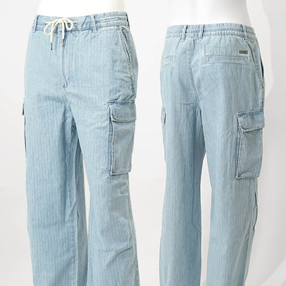 ARMANI EXCHANGE メンズ デニムカーゴパンツ XM000946 AF13142 LIGHT BLUE DENIM ウォッシュライトブルー MB003