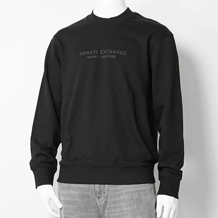 ARMANI EXCHANGE メンズ スウェットシャツ XM001284 AF20934 BLACK ブラック UC001