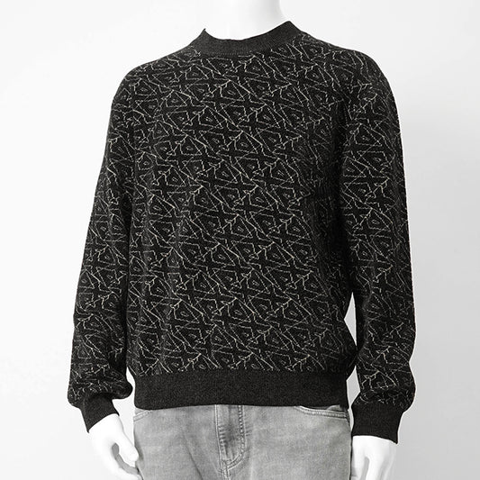ARMANI EXCHANGE メンズ ニット XM001330 AF16916 BLACK AX LOGO ブラック FC196