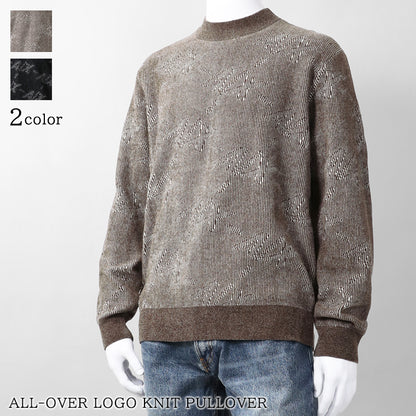 ARMANI EXCHANGE メンズ ニット ALL OVER LOGO KNIT PULLOVER XM002992 AF16916 2カラー