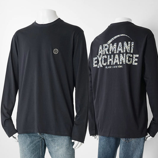 ARMANI EXCHANGE メンズ 長袖Tシャツ XM003101 AF10361 DEEP NAVY ネイビー UB101