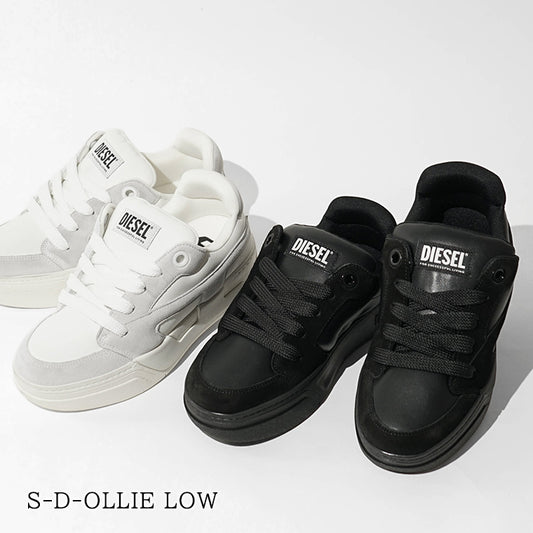 DIESEL メンズ スニーカー S D OLLIE LOW Y03796 P7476 P7625 2カラー