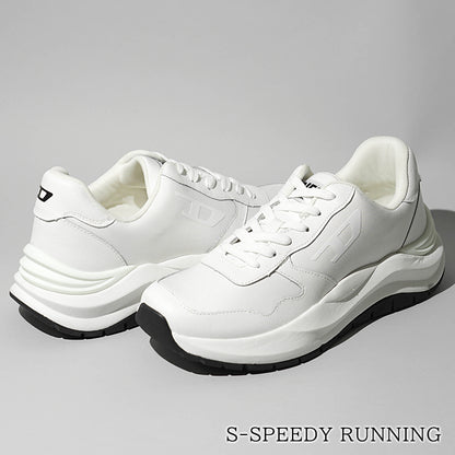 DIESEL メンズ スニーカー S SPEEDY RUNNING Y03829 P7530 BRIGHT WHITE ホワイト T1002