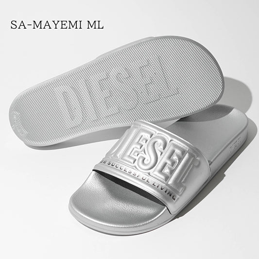 DIESEL メンズ サンダル SA MAYEMI ML Y03843 PR525 SILVER シルバー T9002