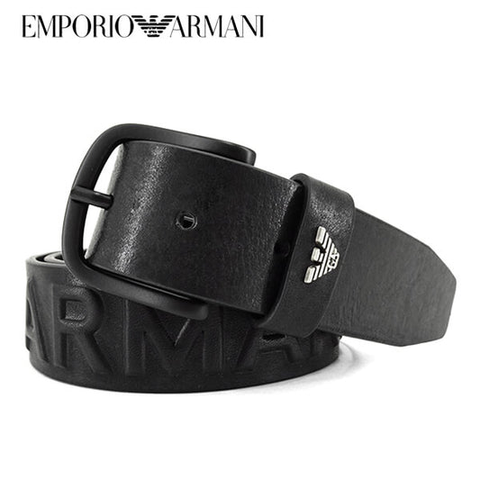 EMPORIO ARMANI メンズ ベルト Y4S524 Y210V BLACK ブラック 80001