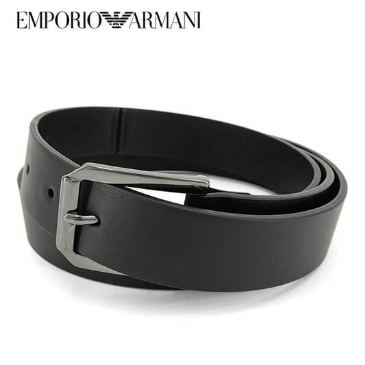 EMPORIO ARMANI メンズ ベルト Y4S558 Y720I BLACK ブラック 80001