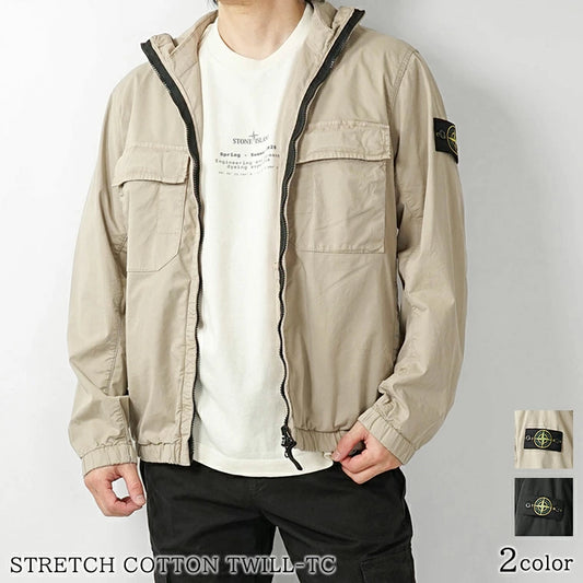 STONE ISLAND メンズ ブルゾン STRETCH COTTON TWILL TC L1S154100077 S0A10 2カラー