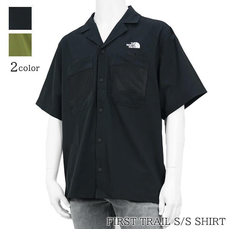 ースフェイス THE NORTH FACE 半袖シャツ ブラック オリーブ ースフェイス THE NORTH FACE 半袖シャツ ブラック オリーブ