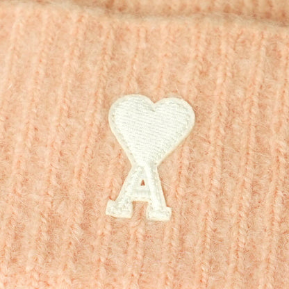 AMI メンズ レディース ニットキャップ AMI DE COEUR UBO005 KN0135 POUDRE ECRU ピンク オフホワイト 6807