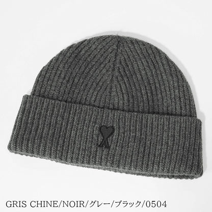 AMI メンズ レディース ニットキャップ AMI DE COEUR UBO006 018 2カラー