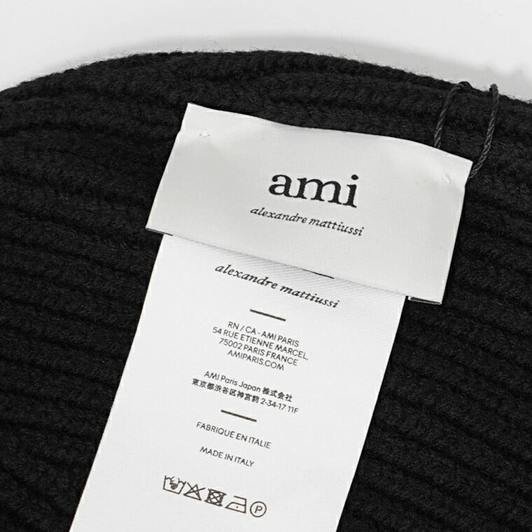 AMI メンズ レディース ニットキャップ AMI DE COEUR UBO006 018 2カラー